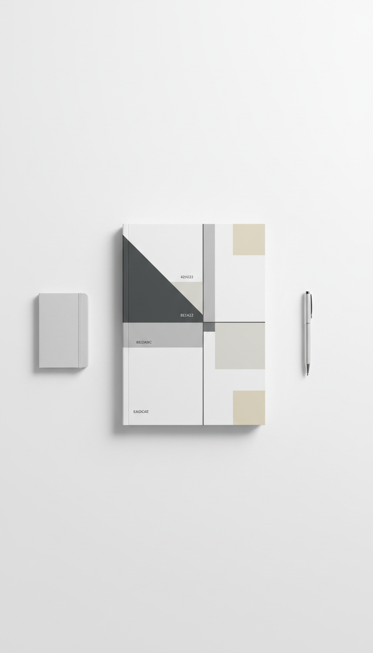 Cuaderno digital consultivo con portada minimalista
